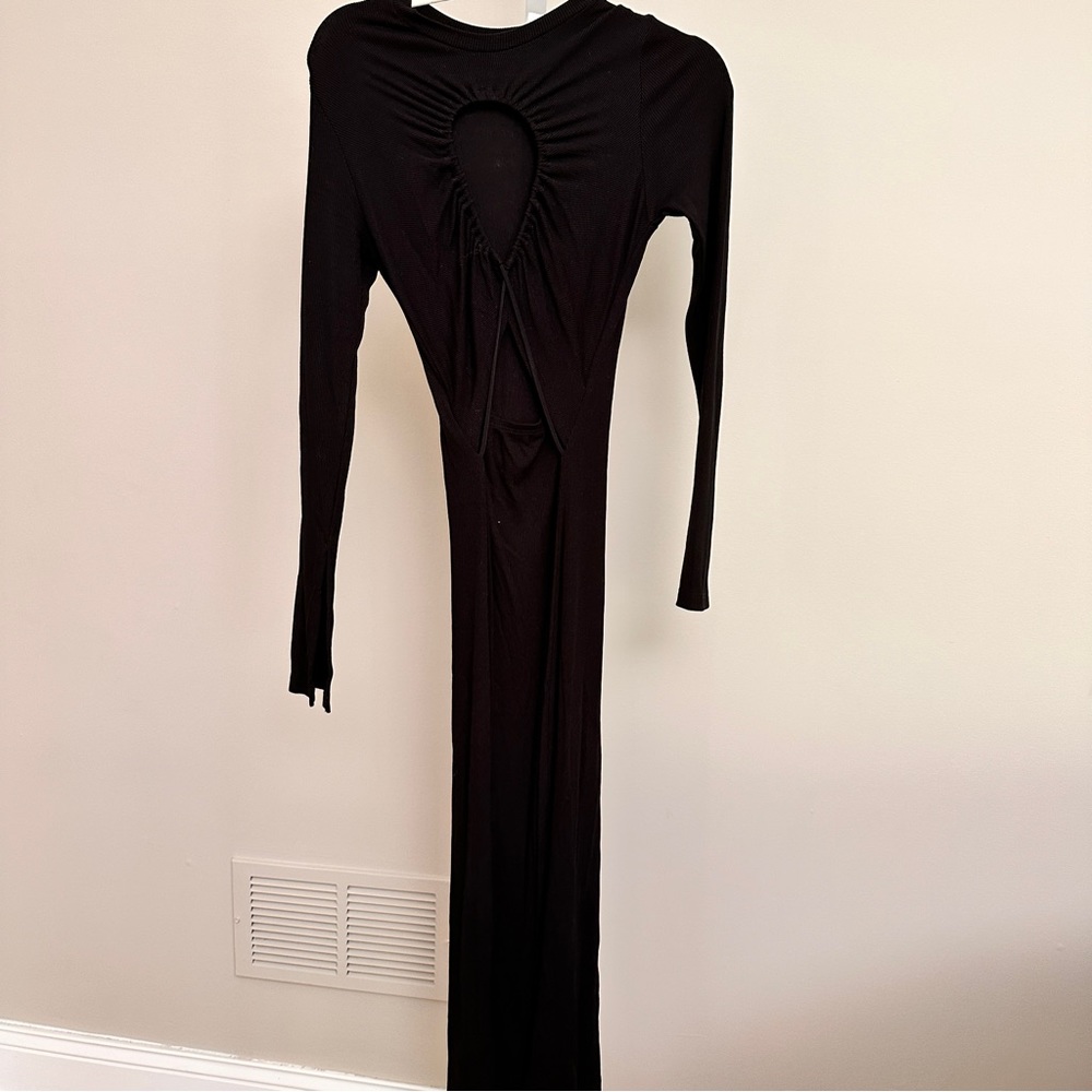 LNA Wedding Guest Long Sleeve Black Cocktail Dress size XS - Picture 5 of 6